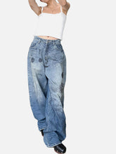 Jeans mit Graffiti-Wasserzeichen